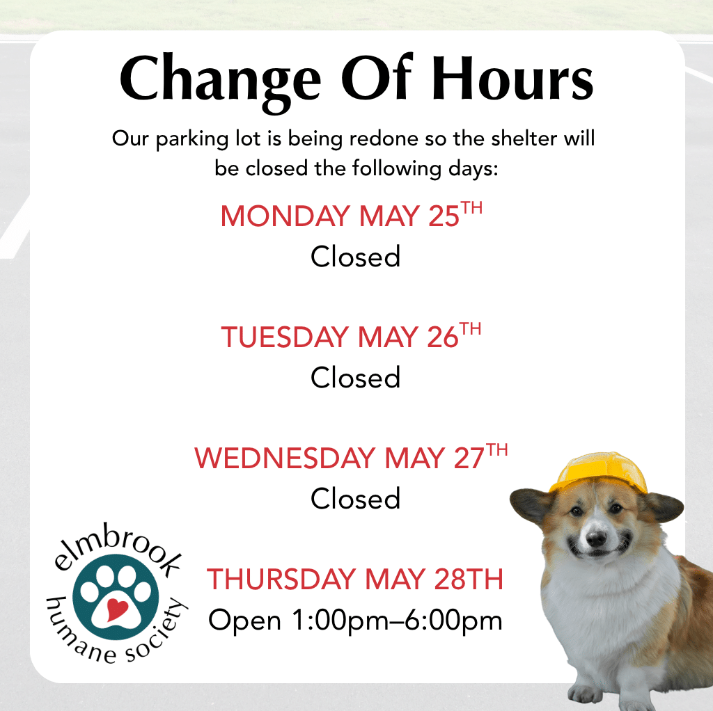 We are closed May 25–28th at 1:00 pm 2026